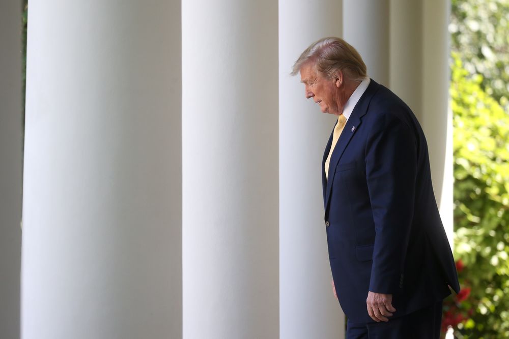 US President Donald Trump arrives for an event on healthcare coverage options for small businesses and workers in the Rose Garden of the White House in Washington, June 14, 2019. u00e2u20acu201d Reuters pic
