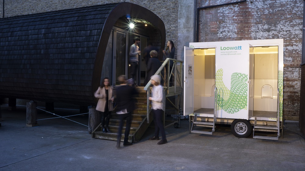 An image of Loowatt toilets in use at a British festival is seen in this picture courtesy Loowatt. u00e2u20acu201d Thomson Reuters Foundation pic