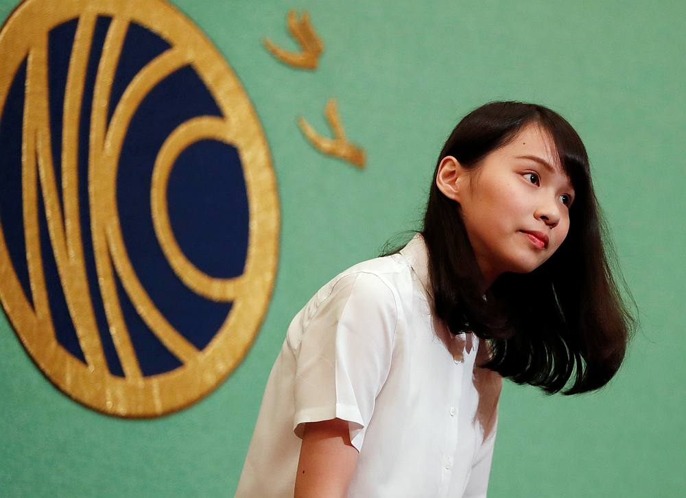 Hong Kong's pro-democracy activist Agnes Chow attends a news conference at Japan National Press Club in Tokyo June 10, 2019. u00e2u20acu201d Reuters pic