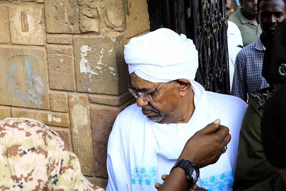 Sudan's ex-president Omar al-Bashir leaves the office of the anti-corruption prosecutor in Khartoum June 16, 2019. u00e2u20acu201d Reuters pic