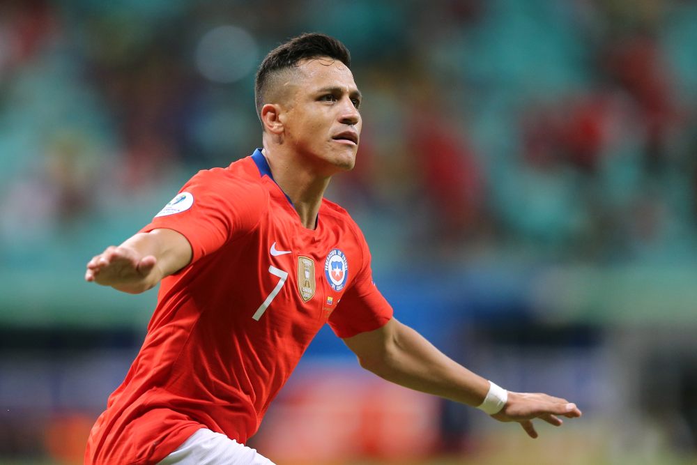 Chile's Alexis Sanchez celebrates after scoring the second goal against Ecuador June 20, 2019. u00e2u20acu2022 Reuters pic