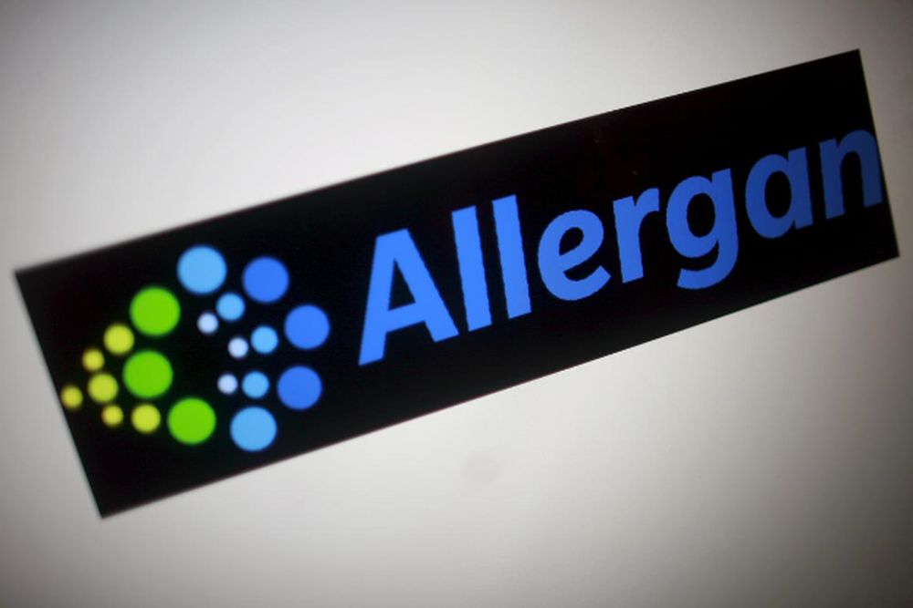 The Allergan logo is seen in this photo illustration in Singapore November 23, 2015. u00e2u20acu201d Reuters pic