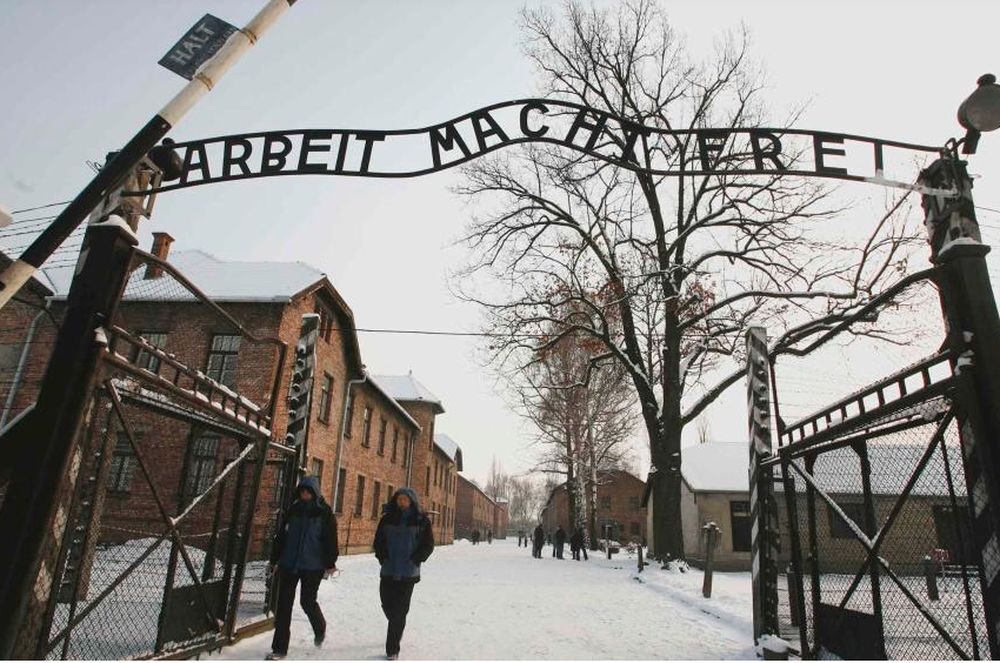 The entrance to the former Nazi death camp of Auschwitz. u00e2u20acu201d Reuters pic