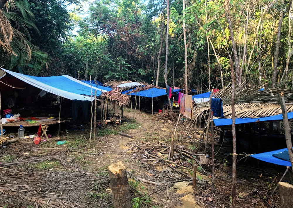 An observation by Bernama at Kampung Gerdong, which was the temporary settlement site of Semaq Beri tribe, found nearly 26 camps and huts were built in the village area. u00e2u20acu201d Bernama pic