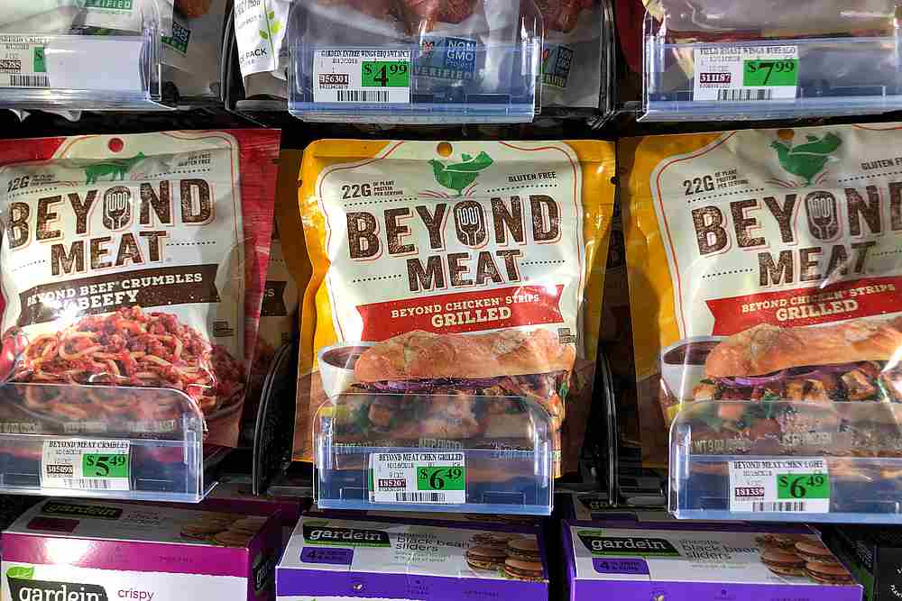 Products from Beyond Meat Inc, the vegan burger maker, are shown for sale at a market in Encinitas, California, June 5, 2019. u00e2u20acu201d Reuters pic