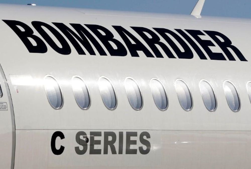 A Bombardier C Series aircraft is pictured during a news conference to announce a partnership between Airbus and Bombardier, in Colomiers near Toulouse, France, October 17, 2017. u00e2u20acu201d Reuters pic