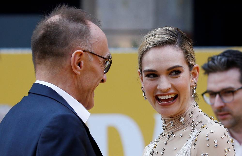 Director Danny Boyle and cast member Lily James attend the UK premiere of 'Yesterday' in London June 18, 2019. u00e2u20acu201d Reuters pic 