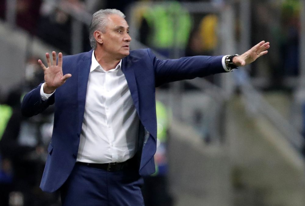 Brazil coach Tite gestures during the match against Paraguay June  27, 2019. u00e2u20acu2022 Reuters pic