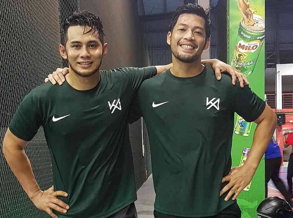 Bros for life ... Fizo Omar (left) and Kamal Adli. u00e2u20acu201d Courtesy of Instagram/fizoomar