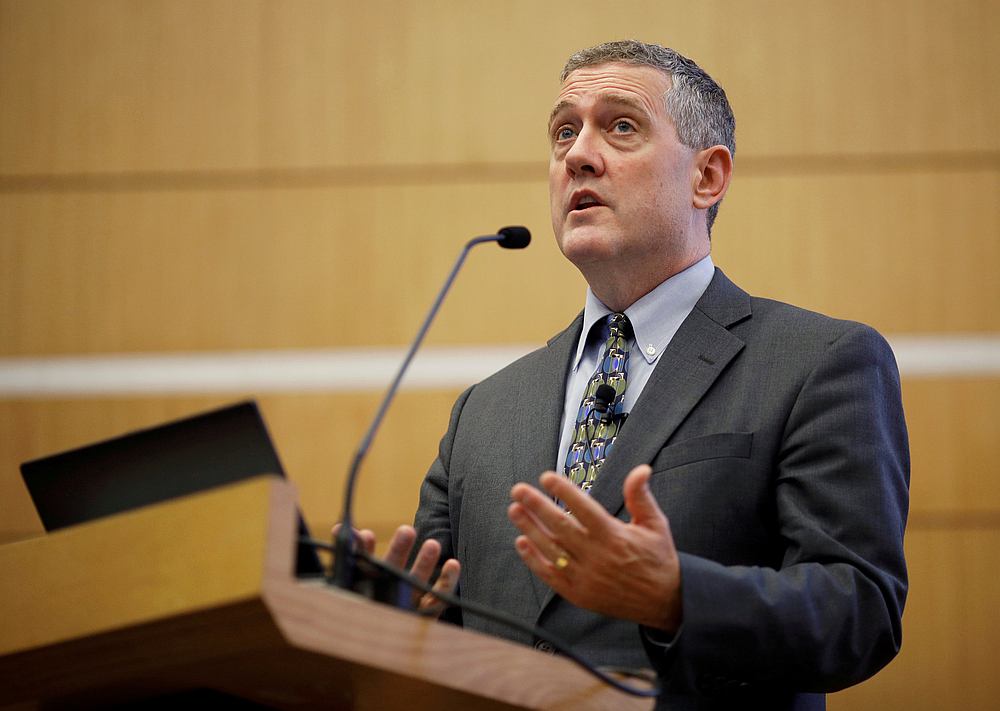 St Louis Federal Reserve Bank President James Bullard speaks at a public lecture in Singapore October 8, 2018.  u00e2u20acu201d Reuters pic