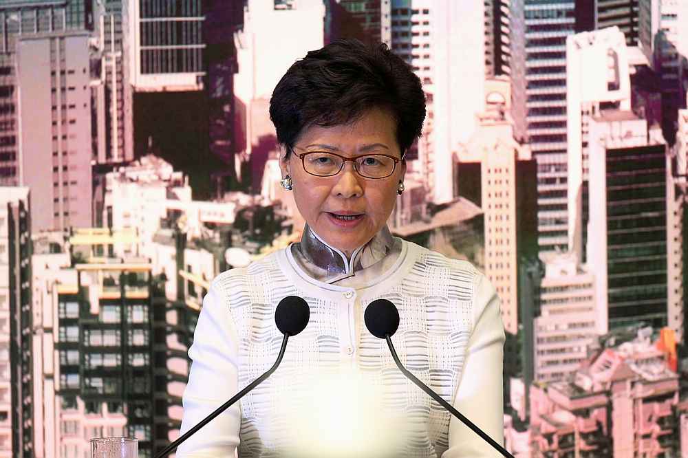 Hong Kong Chief Executive Carrie Lam speaks at a news conference in Hong Kong June 15, 2019. u00e2u20acu201d Reuters pic