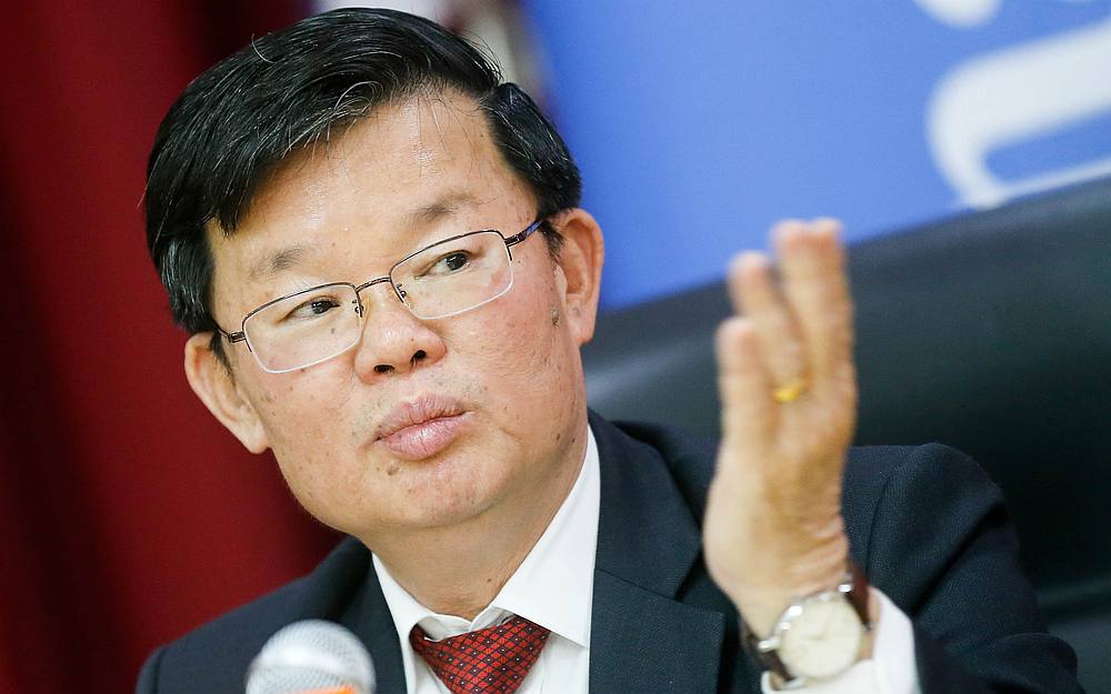 Penang Chief Minister Chow Kon Yeow speaks to the press regarding the state's investment record at Komtar June 12, 2019. u00e2u20acu201d Picture by Sayuti Zainudin