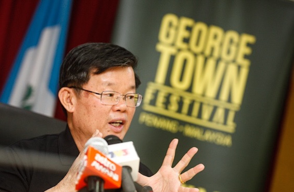 Penang Chief Minister Chow Kon Yeow addresses a press conference for the 2019 George Town Festival in George Town June 3, 2019. u00e2u20acu201d Picture by Sayuti Zainudin