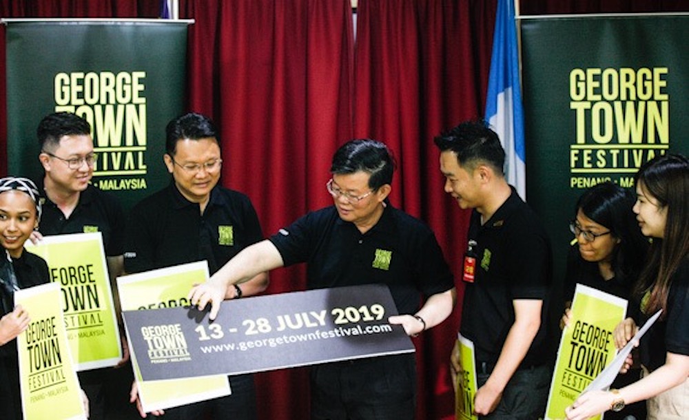 Penang Chief Minister Chow Kon Yeow launches the 2019 George Town Festival in George Town June 3, 2019. u00e2u20acu201d Picture by Sayuti Zainudin