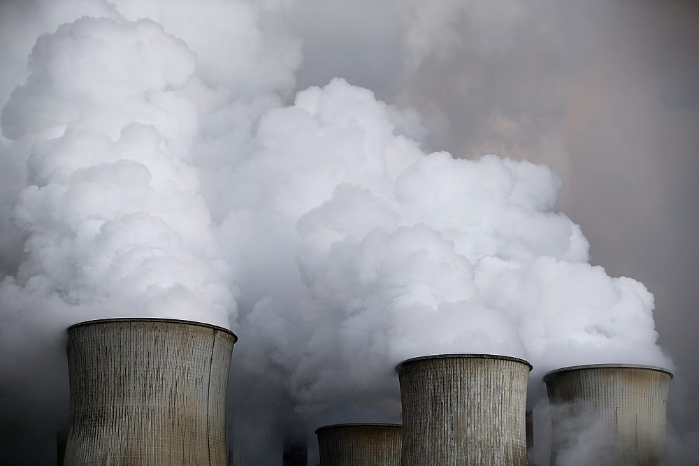 Steam rises from the cooling towers of the coal power plant of RWE, one of Europe's biggest electricity and gas companies in Niederaussem, Germany March 3, 2016. u00e2u20acu201d Reuters pic 