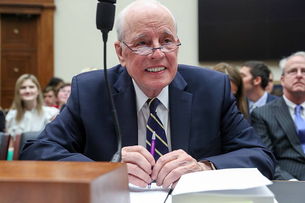 Former White House counsel John Dean, a key figure in the Watergate scandal, testifies before a House Judiciary Committee hearing on Capitol Hill in Washington June 10, 2019. u00e2u20acu201d Reuters pic