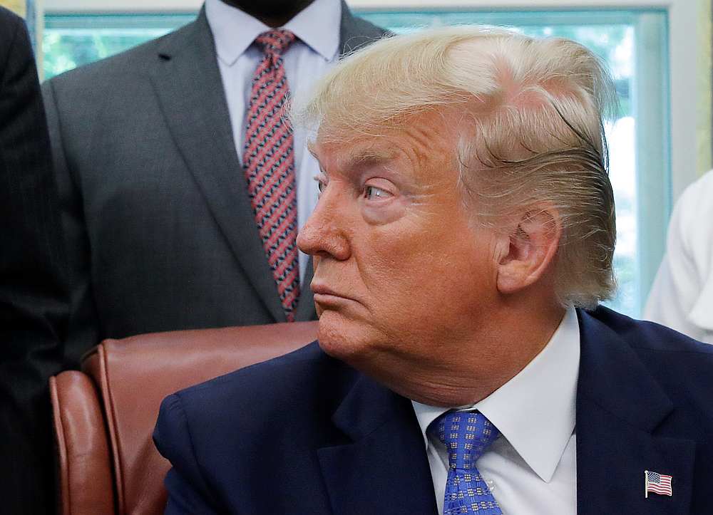 US President Donald Trump prior to signing an executive order establishing a White House Council on 'Eliminating Regulatory Barriers to Affordable Housing' in the White House, Washington June 25, 2019. u00e2u20acu201d Reuters pic