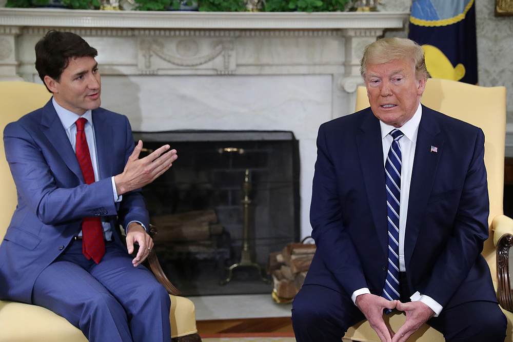 Canada's Prime Minister Justin Trudeau speaks as he meets with US President Donald Trump in the Oval Office of the White House in Washington June 20, 2019. u00e2u20acu201d Reuters pic