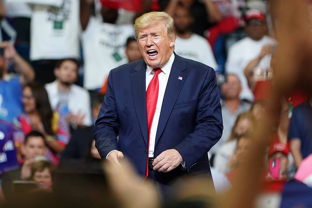 US President Donald Trump speaks at a campaign kick off rally at the Amway Center in Orlando, Florida June 18, 2019. u00e2u20acu201d Reuters pic
