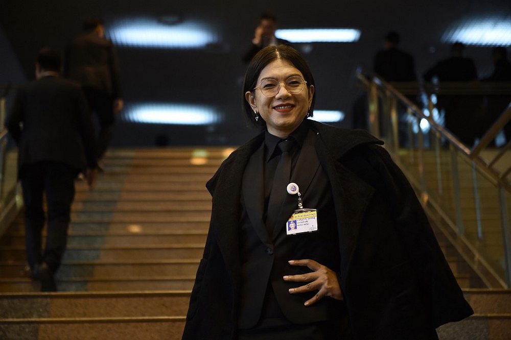 Future Forward Party MP Tanwarin Sukkhapisit poses before the parliamentary vote for Thailandu00e2u20acu2122s new prime minister in Bangkok June 5, 2019. u00e2u20acu201d AFP pic