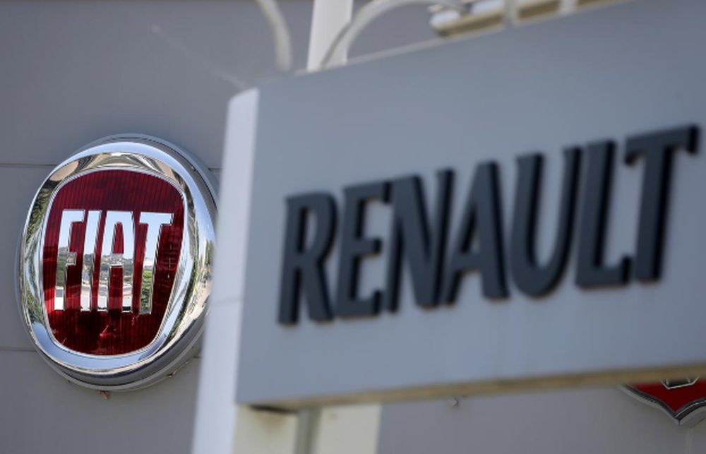The logos of Renault and Fiat carmakers are seen in Nice, France, June 3, 2019. u00e2u20acu201d Reuters pic