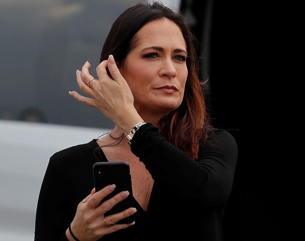 Stephanie Grisham, spokesperson for first lady Melania Trump, arriving in Orlando, Florida June 18, 2019.  u00e2u20acu201d Reuters pic