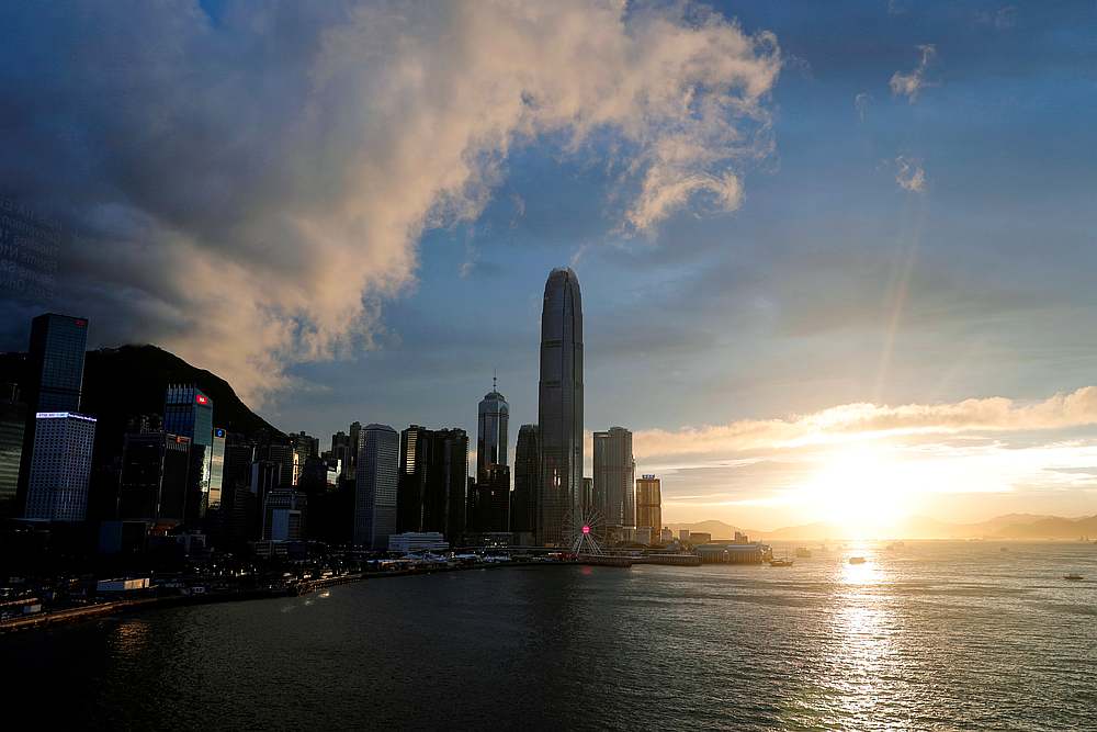 Skyscrapers at Hong Kong's central business district are seen during sunset June 13, 2019. u00e2u20acu201d Reuters pic