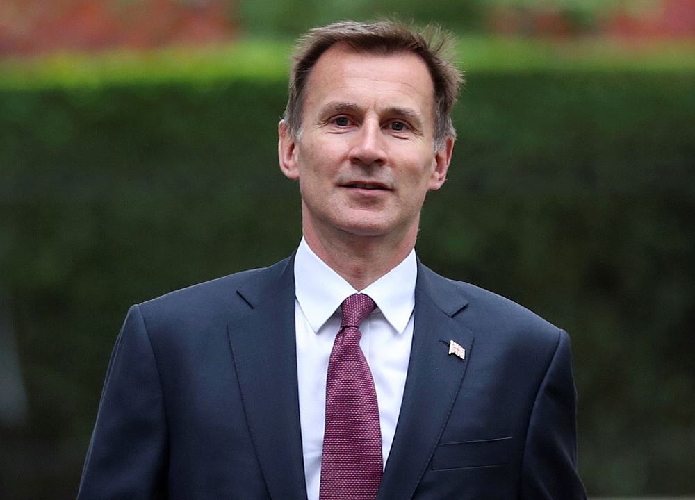 Britain's Foreign Secretary Jeremy Hunt arrives at his home in London May 28, 2019. u00e2u20acu201d Reuters pic 