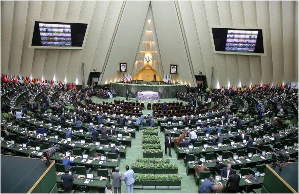 File picture shows the swearing-in ceremony for Iranian president Hassan Rouhani for a further term, at the parliament in Tehran, Iran, August 5, 2017. Nazanin Tabatabaee Yazdi/TIMA via Reuters