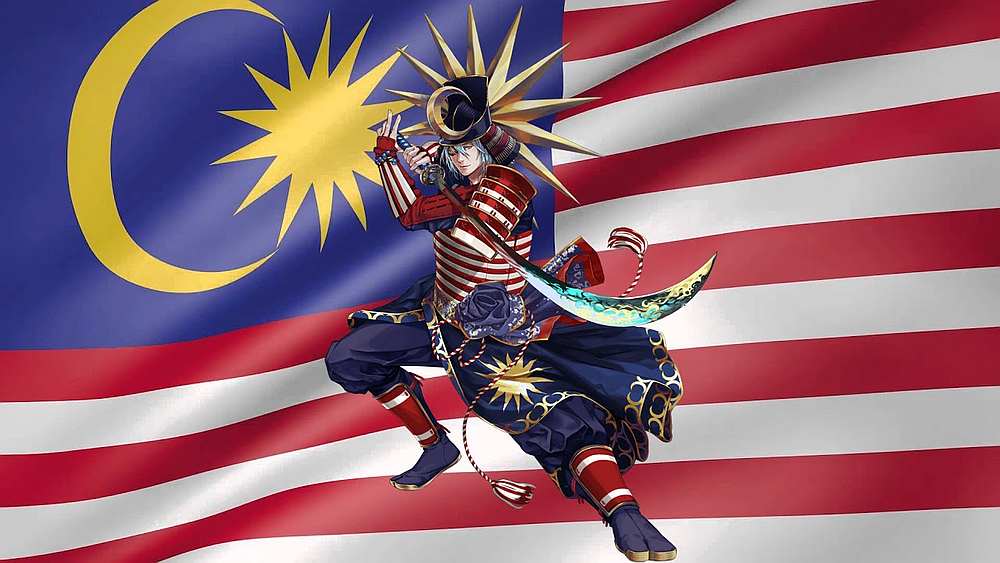 The Jalur Gemilang is a standout among the 26 flags of participating nations shared so far. u00e2u20acu201d Courtesy of World of Flags