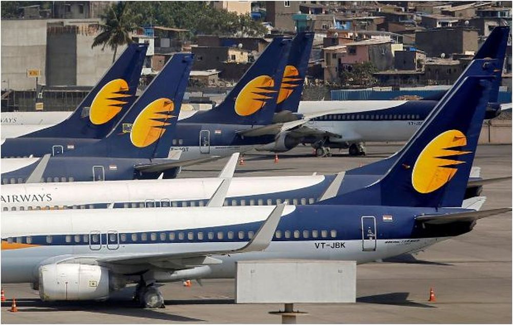 Jet Airways aircraft are seen parked at the Chhatrapati Shivaji Maharaj International Airport in Mumbai, India, April 18, 2019. u00e2u20acu201d Reuters pic