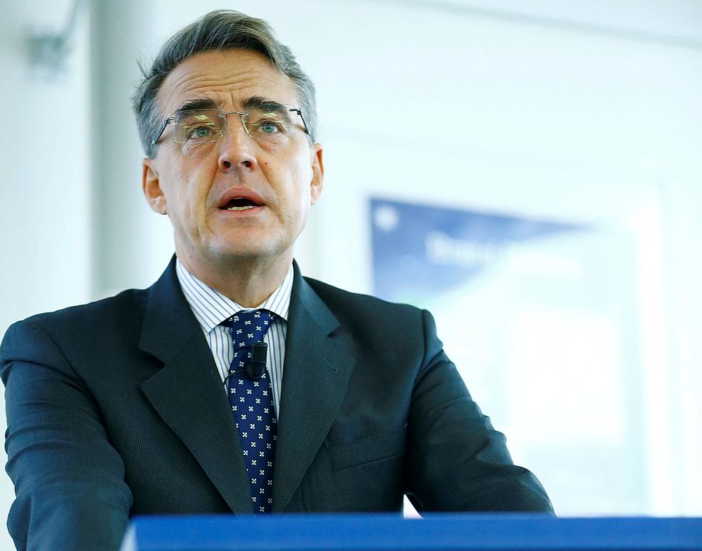International Air Transport Association (Iata) Director General and CEO Alexandre de Juniac speaks in Geneva, Switzerland December 5, 2017. u00e2u20acu201d Reuters pic