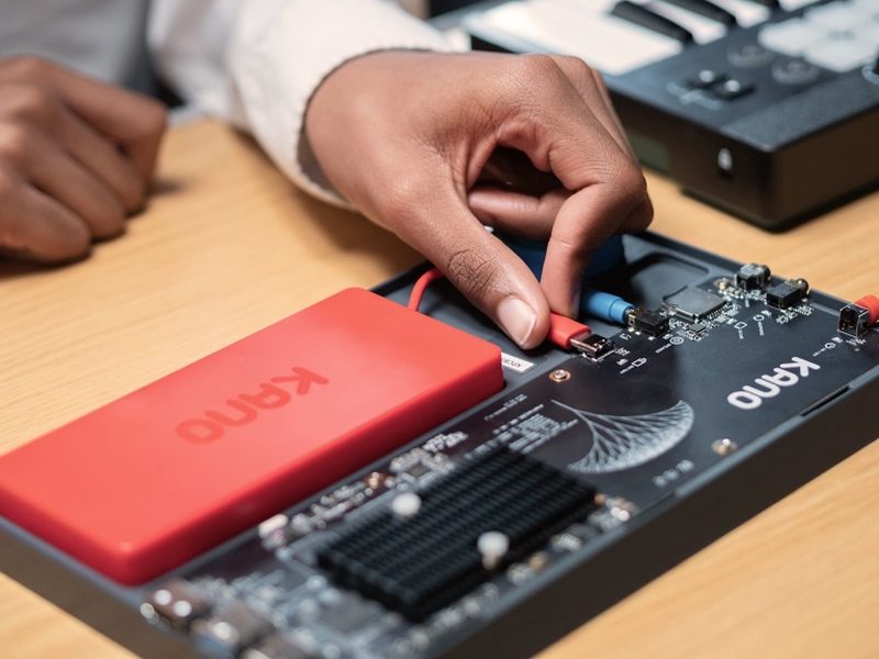 Kano and Microsoft introduce the Kano PC. u00e2u20acu2022 AFP pic