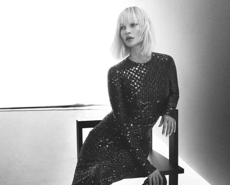 Kate Moss channels an elegant, minimalist style u00e2u20acu2022 a Giorgio Armani signature. u00e2u20acu2022 AFP pic