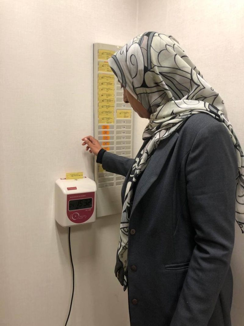 Latheefa clocks in at the Malaysian Anti-Corruption Commission headquarters in Putrajaya June 4, 2019. u00e2u20acu201d Picture courtesy of the MACC