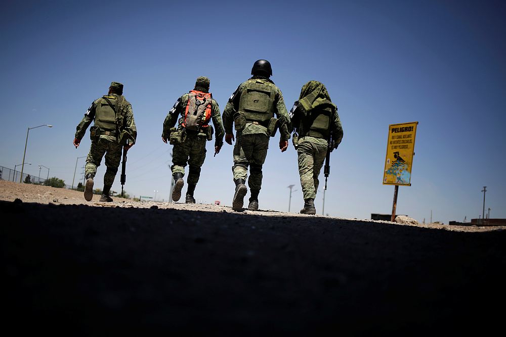 Mexico's National Guard patrol the border as part of an ongoing operation to prevent migrants from crossing illegally into the US, in Ciudad Juarez, Mexico June 24, 2019. u00e2u20acu201d Reuters pic