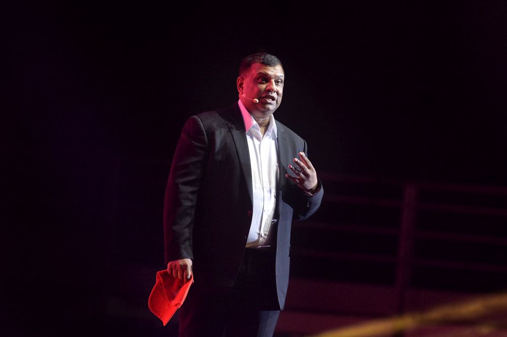 AirAsia CEO Tony Fernandes delivers his speech at the 'My Voice, My Nation' event in Kuala Lumpur June 26, 2019. u00e2u20acu201d Picture by Mukhriz Hazim