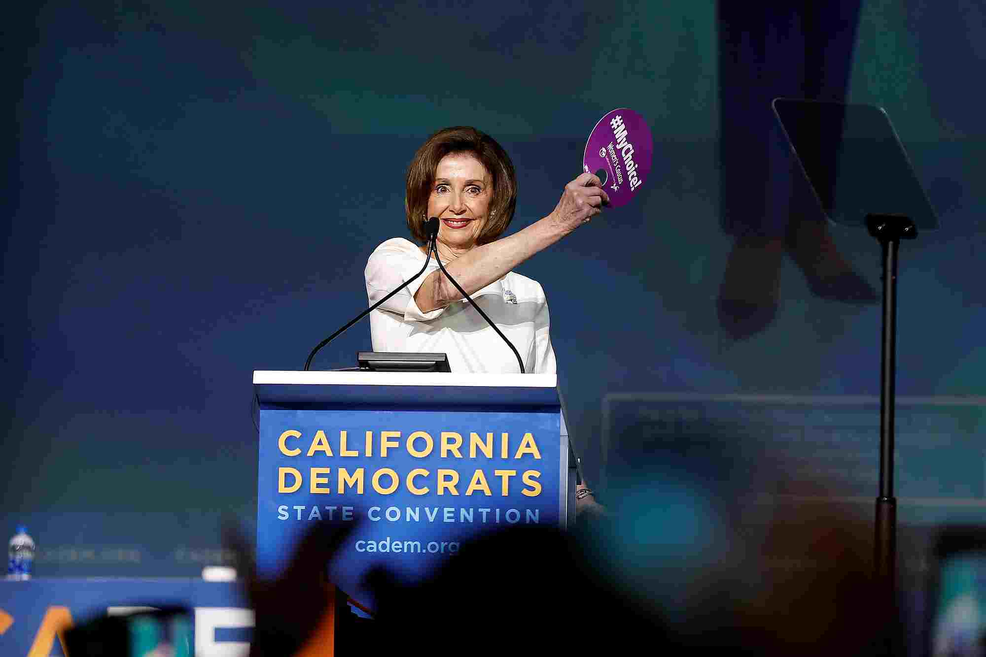House Speaker Nancy Pelosi speaks during the California Democratic Convention in San Francisco June 1, 2019. u00e2u20acu201d Reuters pic