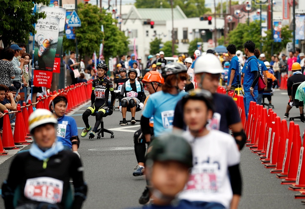 Blood, sweat but no tears in Japan’s office chair grand prix | Malay Mail
