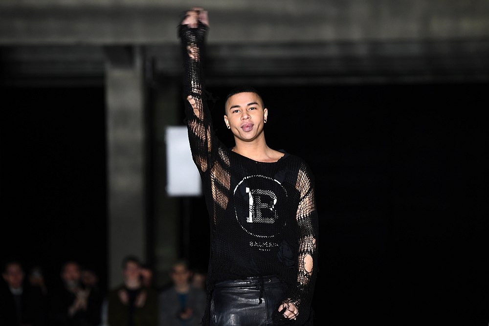 Olivier Rousteing is staging a music festival to show the Balmain spring/summer 2020 men's collection, June 21 in Paris. u00e2u20acu201d AFP pic