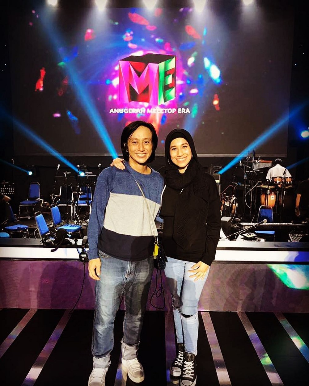 Radhi and Nur Shahira in happier times. u00e2u20acu201d Picture via Instagram/Radhi OAG