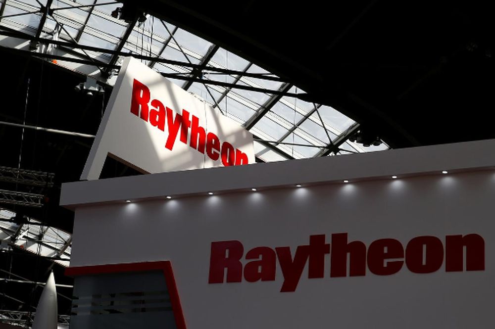 Logo of the US defence company Raytheon is pictured at an international military fair in Kielce, Poland September 7, 2017. u00e2u20acu201d Reuters pic