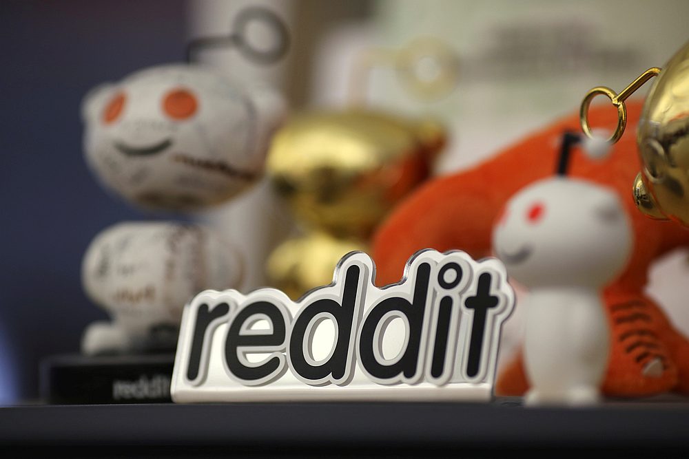 Reddit mascots are displayed at the company's headquarters in San Francisco, California April 15, 2014. u00e2u20acu201d Reuters pic