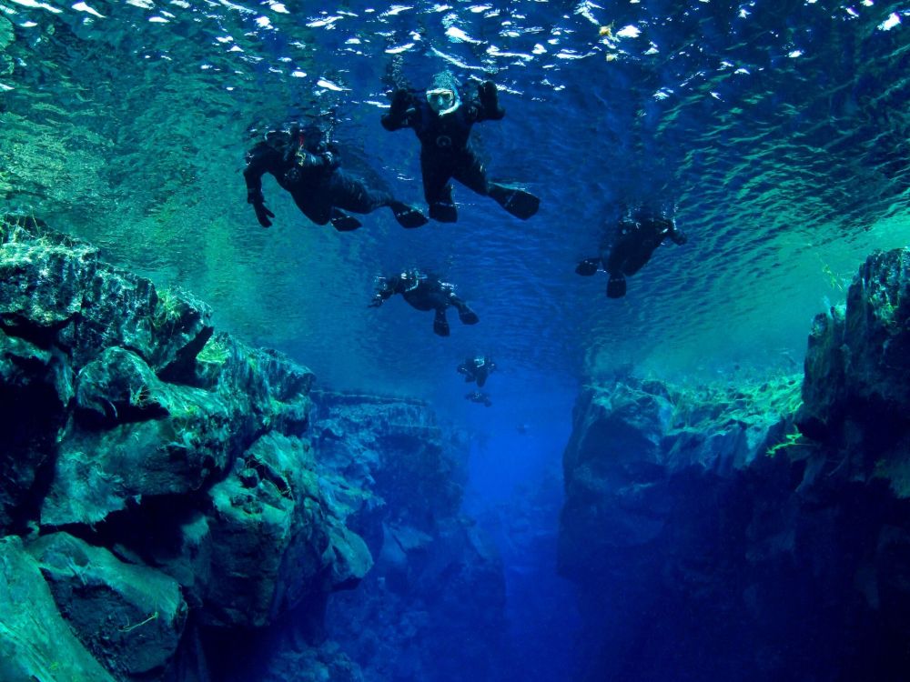 Snorkelling between tectonic plates in Iceland was among TripAdvisor's top 10 travel experiences. u00e2u20acu201d AFP pic 