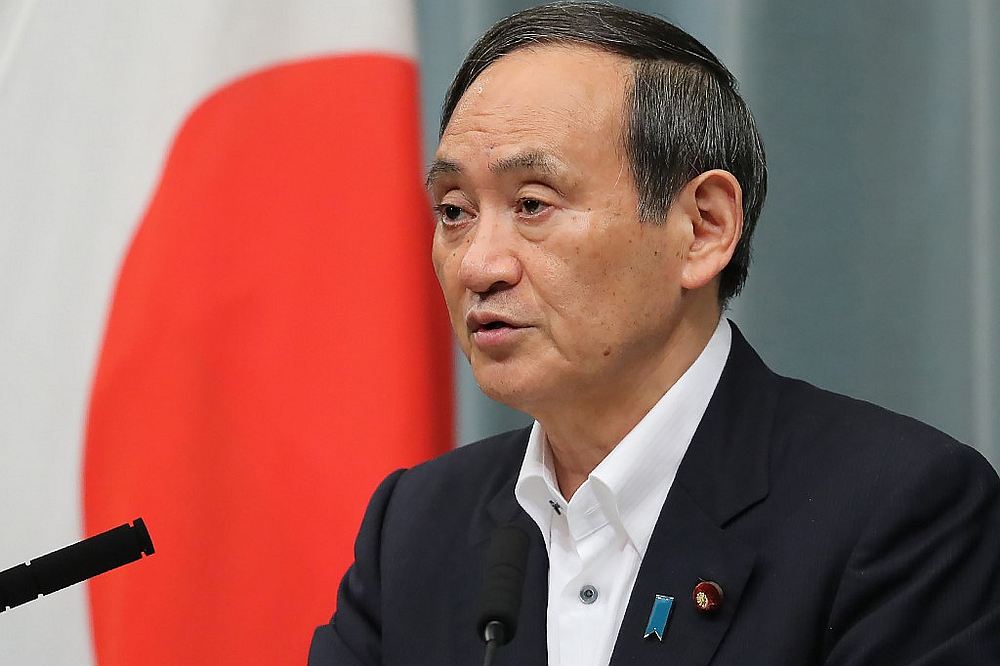 Japan's Cabinet Secretary Yoshihide Suga speaks during a press conference at the prime minister's official residence in Tokyo June 18, 2019. u00e2u20acu201d AFP pic
