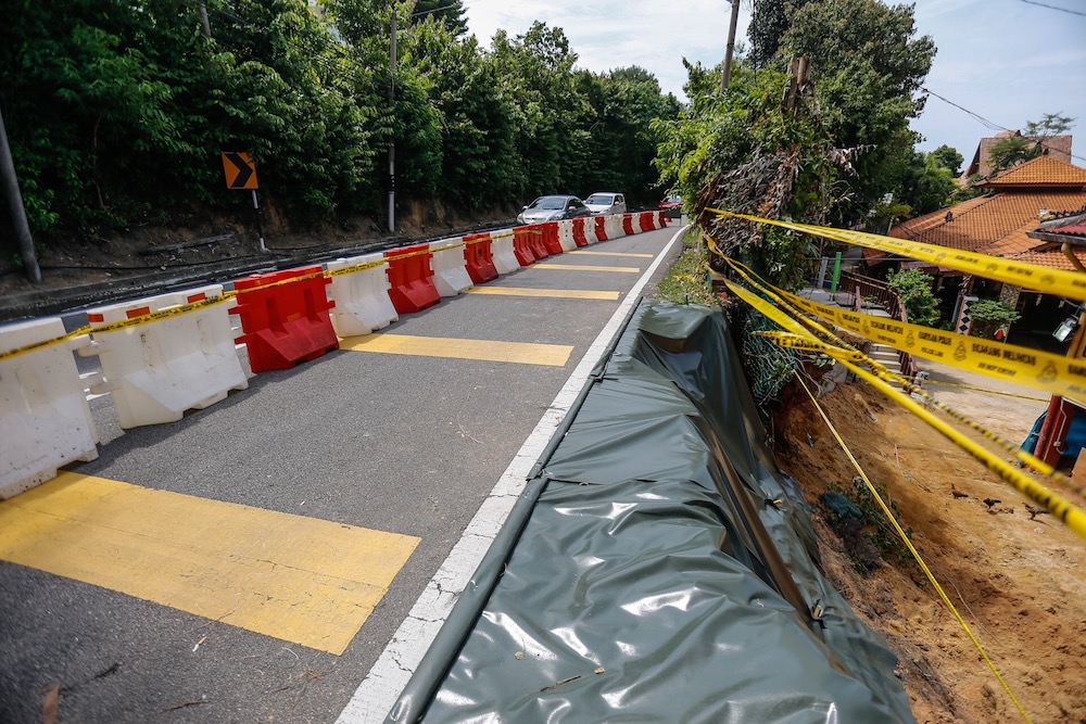 General view of the cordoned-off site at Lost Paradise Resort along Jalan Tanjung Bungah June 26, 2019. u00e2u20acu201d Picture by Sayuti Zainudin