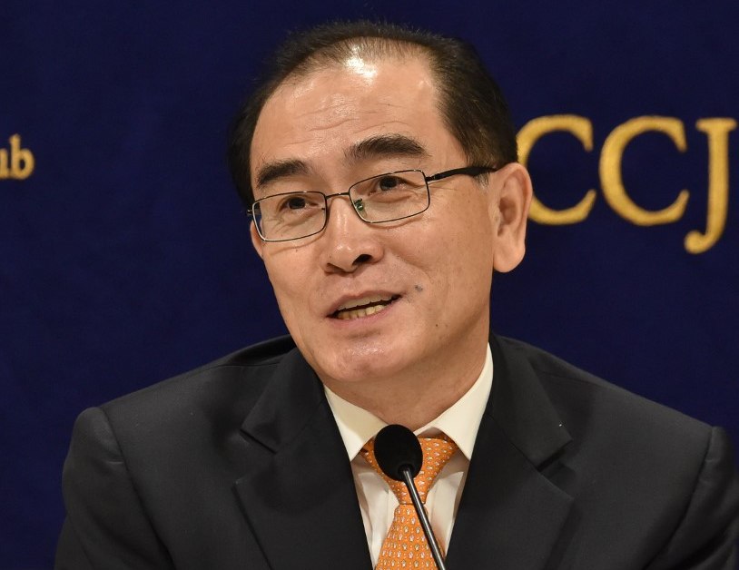Thae Yong Ho, former North Korean deputy ambassador to Britain, delivers a speech during a press conference at the Foreign Correspondents' Club of Japan in Tokyo June 20, 2019. u00e2u20acu201d AFP pic