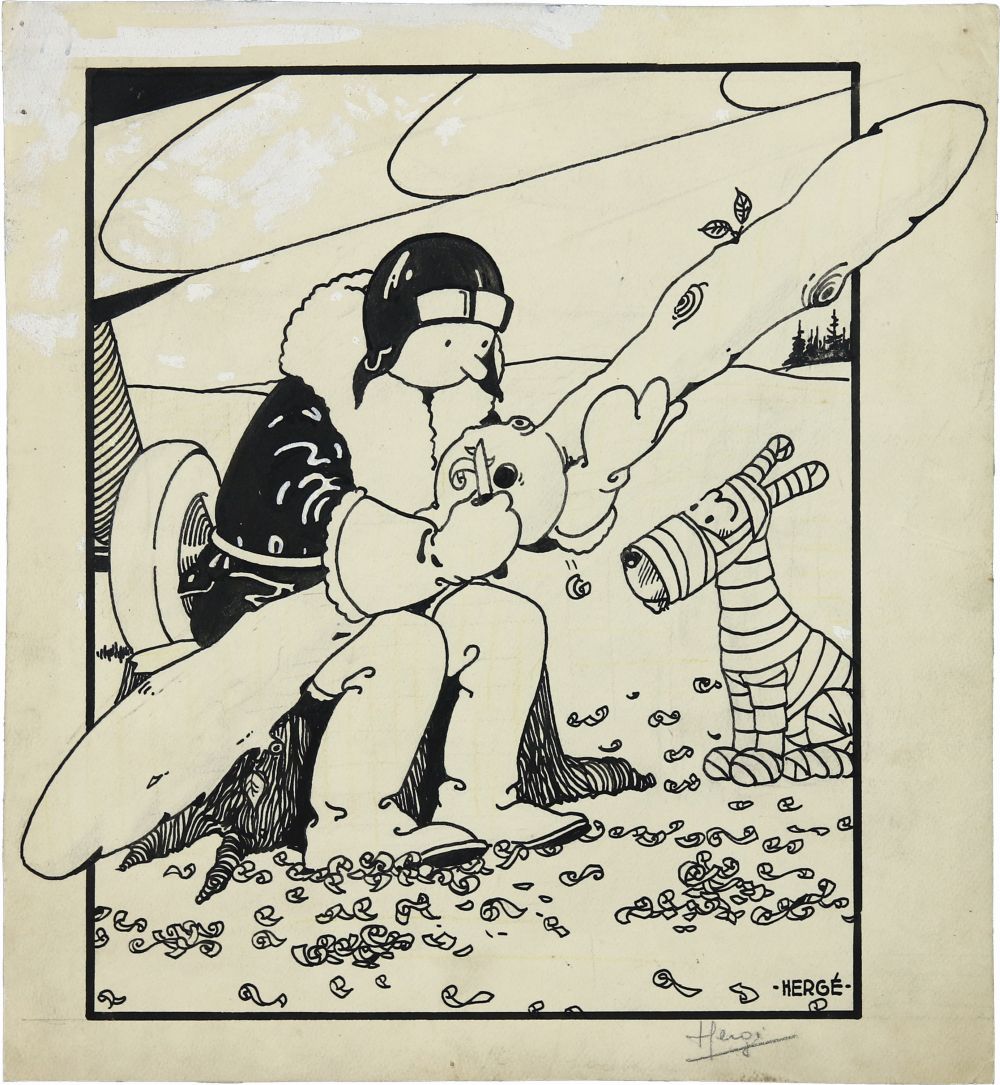 The first cover appearance of Tintin, from artist Hergeu00e2u20acu2122s u00e2u20acu02dcThe Adventures of Tintin Vol. 1: Tintin in the Land of the Sovietsu00e2u20acu2122. u00e2u20acu201d AFP pic 