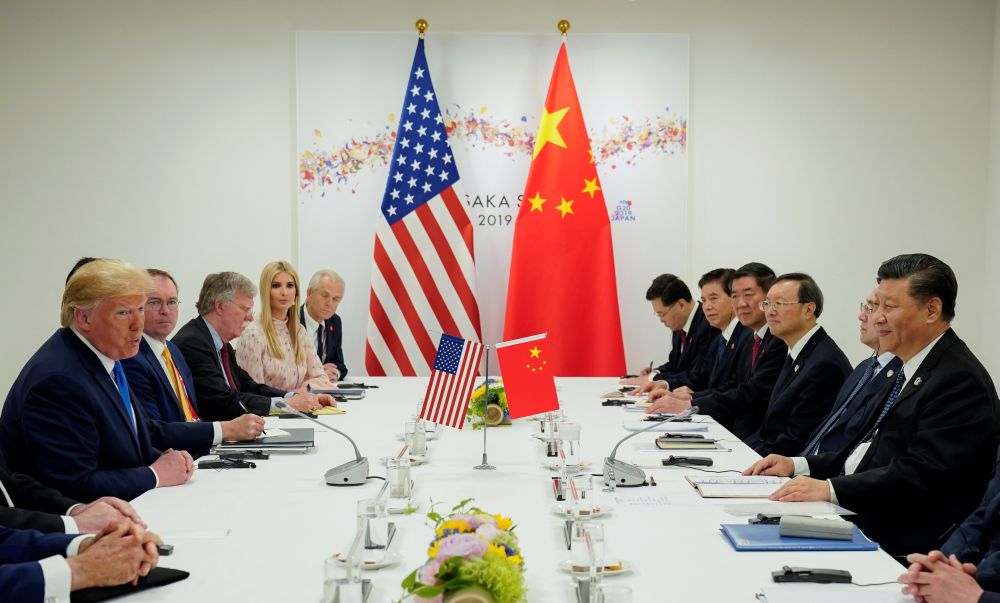 US President Donald Trump meets with China's President Xi Jinping at the start of their bilateral meeting at the G20 leaders summit in Osaka, Japan, June 29, 2019. u00e2u20acu201d Reuters pic