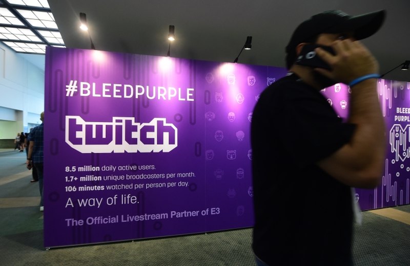 An advertising board for Twitch at the 2016 Electronic Entertainment Expo in Los Angeles, California. u00e2u20acu2022 AFP pic